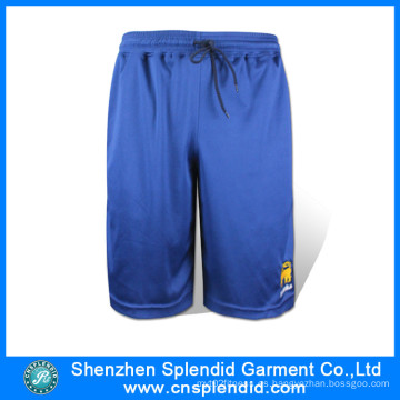 Shenzhen Moda Ropa Deportiva Algodón Lona Azul Oscuro Mens Boxer Shorts